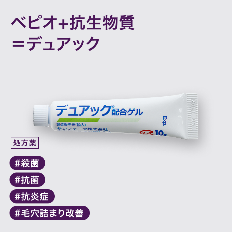 デュアック配合ゲル